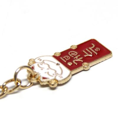 China Twelve fashionable custom-made Chinese zodiac 3d three-dimensional tiger little little rabbit send children gift keychain for sale