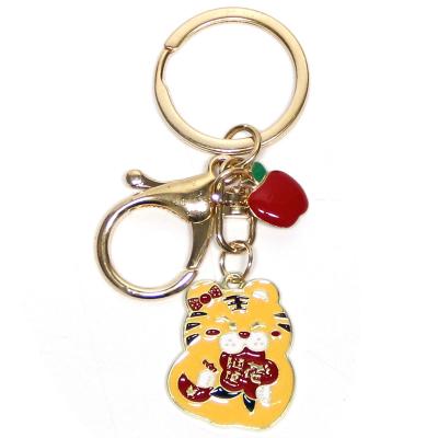 China Fashionable custom promotional 3d cartoon animal creative personalized key chain send family friends gift lovely key chain for sale