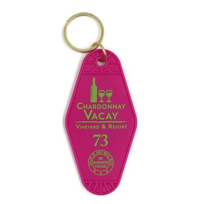 China Fashionable Wholesale Custom Acrylic Key Rings Acrylic Motel Key Chains Llaveros Keychain Hotel Key Chain for sale