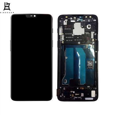 China Wholesale TFT Quality LCD Touch Display For Oneplus 6 / One plus 6 A6000 LCD Display Touch Screen Digitizer Replacement With Frame for sale