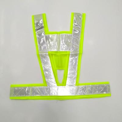 China Safety Reflective Adjustable Elastic Vest, Outdoor Reflective Arm Band, High Visibility, Ultralight, Comfortable, Suitable for Operation for sale