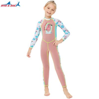 China Child Kids Girls Swimwear Clothes Neoprene Suit Kids Wetsuits Diving Suit For Kids 2mm Wetsuits Hot Girls for sale