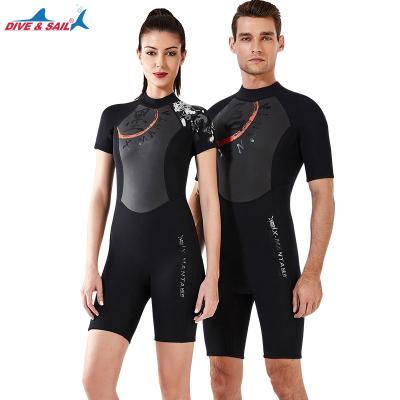 China Wholesale 3mm Neoprene Diving Suit Adult Women Men Print Scuba Wetsuit OEM Short Sleeve One Piece Keep Wetsuit Snorkeling Hot Adults for sale