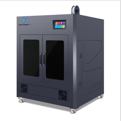 China Sheet Metal Case Wholesales Large Size 3d Printer Enclosed Full Metal Frame Plastic 3d Printer Machine for sale