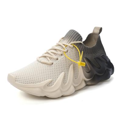 China Fashion Trend PVC Outsole Men Training Shoes Lace Up Men's Shoes Lightweight Comfortable Running Shoes for sale