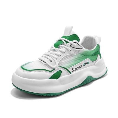 China Fashion Trend Breathable Men Sports Shoes Teenage Mesh Style Low Cut Top Walking Shoes for sale