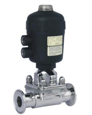 China Pneumatic Actuator Sanitary SS304 Diaphragm Valve Bidirectional for sale