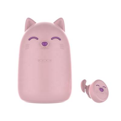 China Mini tws cat design genuine sports gaming headset smart waterproof handsfree earphone wireless earbuds for sale