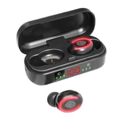 China LED Display TWS Mini Earbuds BT5.0 Real Waterproof Handsfree Stereo Mantila Earphone Wireless Earphone for sale