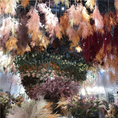 China F-1285 Sweet Fog Wedding Decoration Artificial Flower Frost Vine Wedding Hanging Decoration for sale