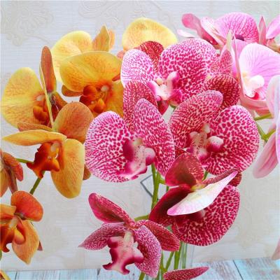 China Dendrobium Eco-friendly Real Flower Eco-friendly Artificial Orchid D1142 Top Quality Natural Touch/Touch Wholesale For Decoration for sale