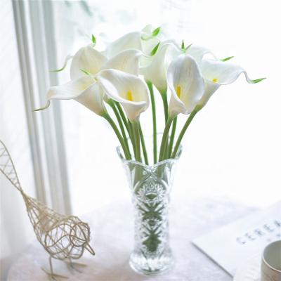 China Natual Real Touch V-1097 Artificial Flowers Touch Calla Lily For Wedding Decoration for sale