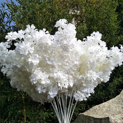 China Artificial Cheap Hanging Pink White Centerpieces Wedding Decoration F-1435 Cherry Blossom Branches Silk Flowers Wedding Centerpieces for sale