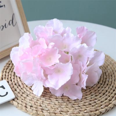 China High Quality Cheap Valentine Artificial Flower Hydrangea Flower Wall Decor Bulk Head S-1150 For Backdrop Decoration for sale