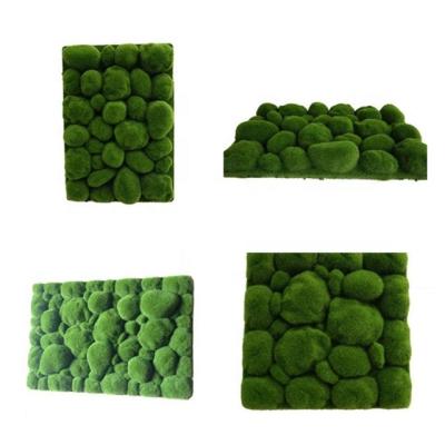 China K-3029 Eco-friendly Hot Sale 30/50cm Stone Artificial Moss Grass Wall For Garden Decoration for sale