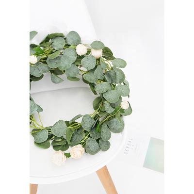 China Factory Wholesale Art Decor V-3005 Plants Garland Artificial Eucalyptus For Indoor Decoration for sale