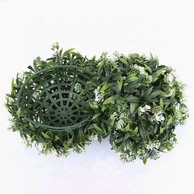 China Wholesale Eco-friendly Artificial Plastic Grass Ball V-3101 For Indoor Decoration for sale