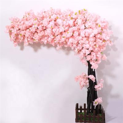 China Beautiful Colorful Artificial Flower K-2001 Cherry Blossom Bonsai Trees For Indoor Wedding and Home Decoration for sale