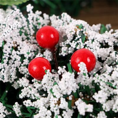 China S-3327 Home Decoration Christmas Wreath Plastic PVC PE Custom Garland For Christmas Decoration Christmas Wreath for sale