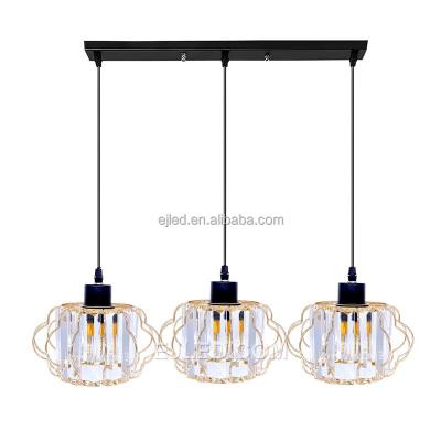 China Modern Flush Mount Ceiling Lamp Crystal Chandelier Small Pendant Lighting Hanging Light for Dining Room IN0050 for sale