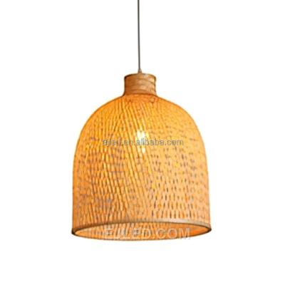 China Farm Island Hotel Restaurant Bamboo Pendant Lighting Wooden Bamboo Pendant Light Mini Hanging Lantern Bamboo Led To Grow Light RT0049 for sale