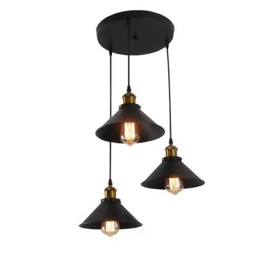 China Modern Industrial Hanging Pendant Lights Ceiling Pendant Light With Black Metal Dome Shade Finish Mk0155 for sale