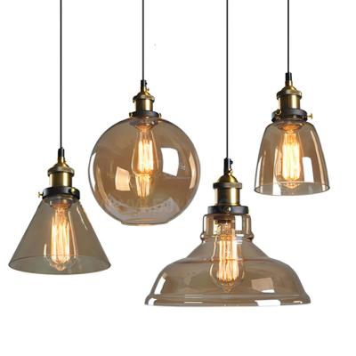 China Modern Contemporary Mini Pendant Lights Brass Glass Pendant Lighting for Kitchen Island GL0016 for sale