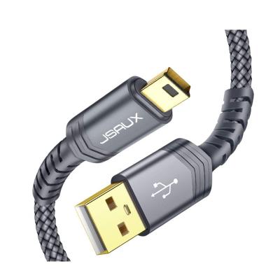 China MP3/MP4 Player JSAUX USB A To Mini USB Cable 2-Pack 3.3ft+6.6ft USB 2.0 Type A To Mini B Braided Cord Fast Charging Compatible Cable for sale