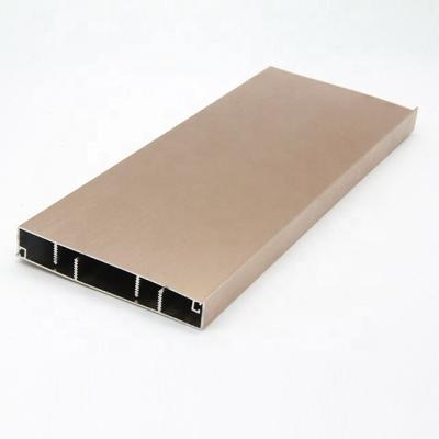 China Manufacturer Aluminum Button Style 8cm Modern yuelaimei Skirting Board Flooring Accessories Wall Base Pad Flooring for sale