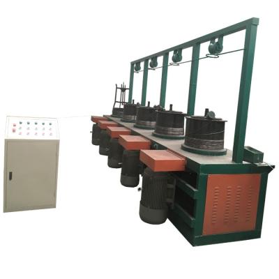 China Hotels Four Pulley Pot Wire Diameter Reducer Drawing Machine for sale