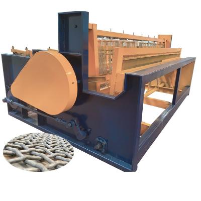 China Hotels New Design Stone Crusher Crimped Wire Mesh Weaving Machine for sale