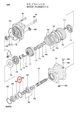 China A811100 O Ring Hitachi Teile CX1000 CX1100 CX1800 CX2000 CX350DR CX500 CX500DR CX500PD CX550 CX700 CX700 JPN zu verkaufen