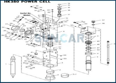 China De de Hamerdienst Kit For HK380 van DE691520 BHI in Hydraulische Hamer Te koop