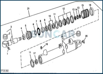 China Nuevo equipo del sello del cilindro del auge RE21394 para John Deere Excavator 690A 690B en venta