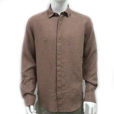 China Red Plaid Soft Top Loose Breathable Canvas Shirt Factory Red Anti-Pilling Customization Customization Beach Version Direct Sales for sale