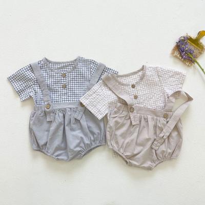 China Breathable Economic Custom Design Apricot Baby Suits Sets Newborn Baby Clothes for sale