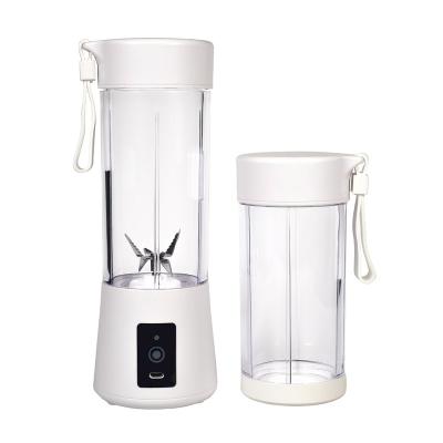 China Special Price 150w 6 Blades USB Fruit Juicers 400ml+380ml Blades Blender Cup Portable Electric Hand Fitness Blender Vegetable Machines for sale