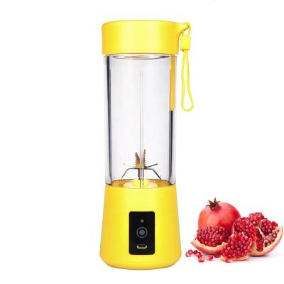 China ODM 400ML Vegetable Juicer Machines 6 Blades Blender Shaker Bottle OEM Portable Smoothie Blender GYM for Ice Coffee for sale