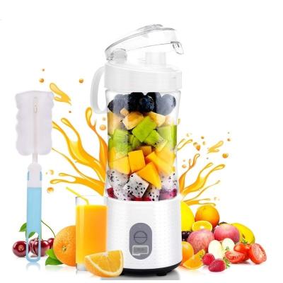 China First Piece Special Plastic Portable Mini Ice Crusher Mixer 380ml Sport Coffee Shaker Bottle Chargeable Set for sale