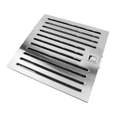 China Car Kitchen Chimney Stainless Steel Grease Baffle Filters Microwave Grease Filter for sale