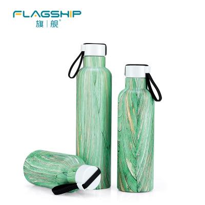 China Wholesale PORTABLE Water Bottles With Time Marker Glass Water Bottle Insulated Ceramic Sports Bottle for sale