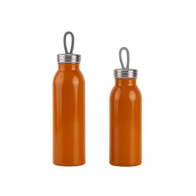 China Custom PORTABLE Logo Sports Water Bottle Hydrogen Water Bottles Thermos Vacuum Flasks Copper Bottle With Flip Lid for sale