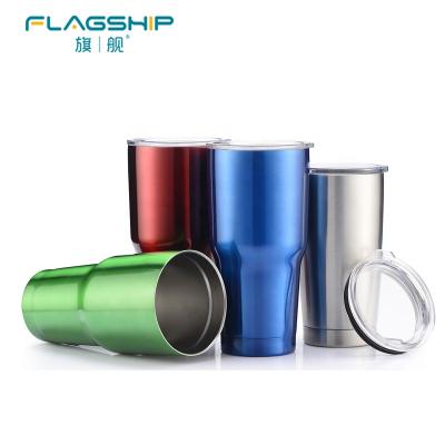 China 30oz PORTABLE Stainless Steel Tumbler Double Walled Wholesale Steel Insulated Wine Tumbler Coffee Cups for sale