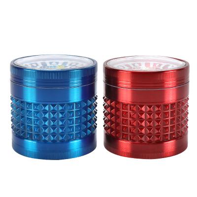 China New Style 65mm Size Superior Herb Grinder With Dice High Grade Tobacco Grinding Zinc Alloy Maker for sale