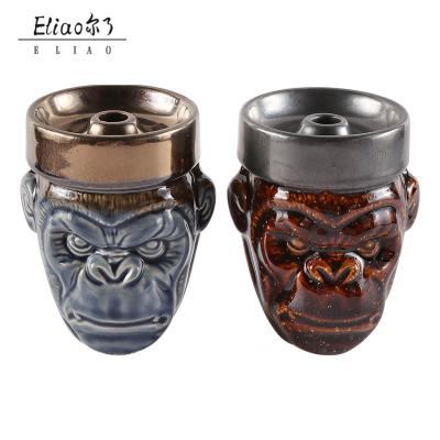 China High Quality Hot Selling High Quality Metal Shisha Hookah Hookah Shisha Bowl Adult Erliao Exquisite Pot Unique Design for sale