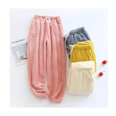 China Custom Women's High Waisted Causal Home Pajama Pants QUICK DRY Sweatpants Workout Loose Joggers Trousers for sale