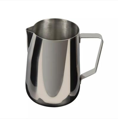 China Sustainable Stainless Steel Milk Frothing Pitcher Coffee Milk Frothing Cup for sale