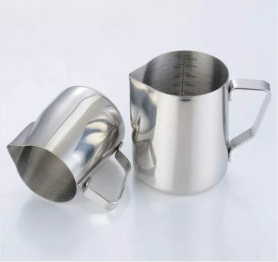 China Stainless Steel Milk Pitcher Sustainable Good Quality Milk Jug for sale