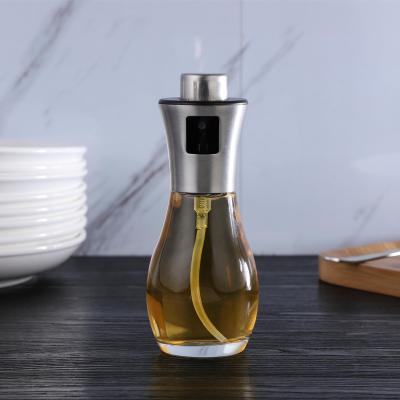 China Viable Wine Liquor Vinegar Kitchen Fine Mist Spraying 200ml/7oz Bottle Pump Spray Dispenser Bottle Olive Oil Mister Sprayer Oil for sale