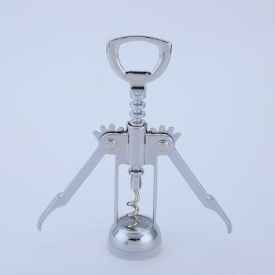 China Customized Viable Heavy Duty Zinc Alloy Multifunctional Bottle Opener Premium Red Wine Wing Corkscrew for sale